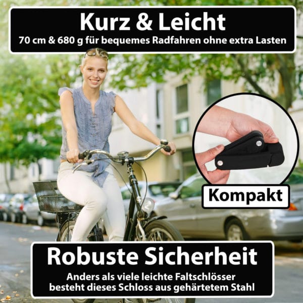 Leichtes & kleines Faltschloss "Zürich" – Bild 2