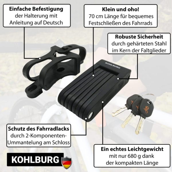 Leichtes & kleines Faltschloss "Zürich" – Bild 5