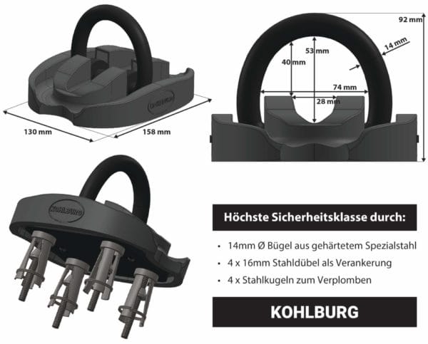 Sicherheits-Bodenanker "London" – Bild 6